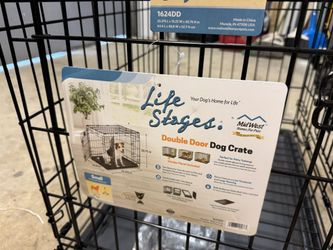 Double door new dog crate