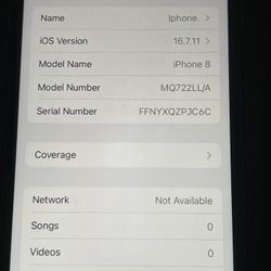 iPhone 8 Open For Any Carrier. 