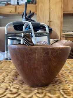 Wooden Masher Bowl