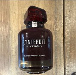 Givenchy L'Interdit Rouge Eau de Parfum Spray, Regular Size 80 ml
