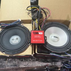 New Ds18 Rgb 6.5” Pro Audio Speakers With Bluetooth Controller 