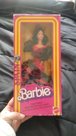 1982 collectors Spanish Barbie