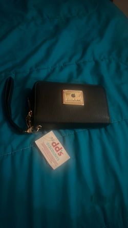 Black purse, wallet