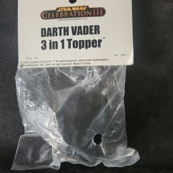2005 Star Wars Celebration 3 Darth Vader topper