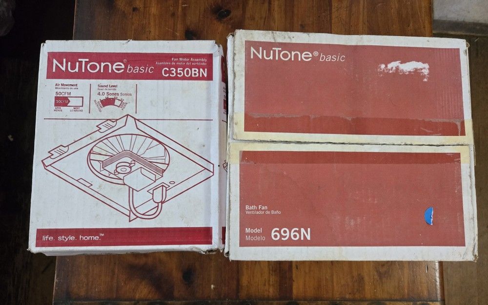 NuTone basic Bath Fan & Fan Motor Assembly