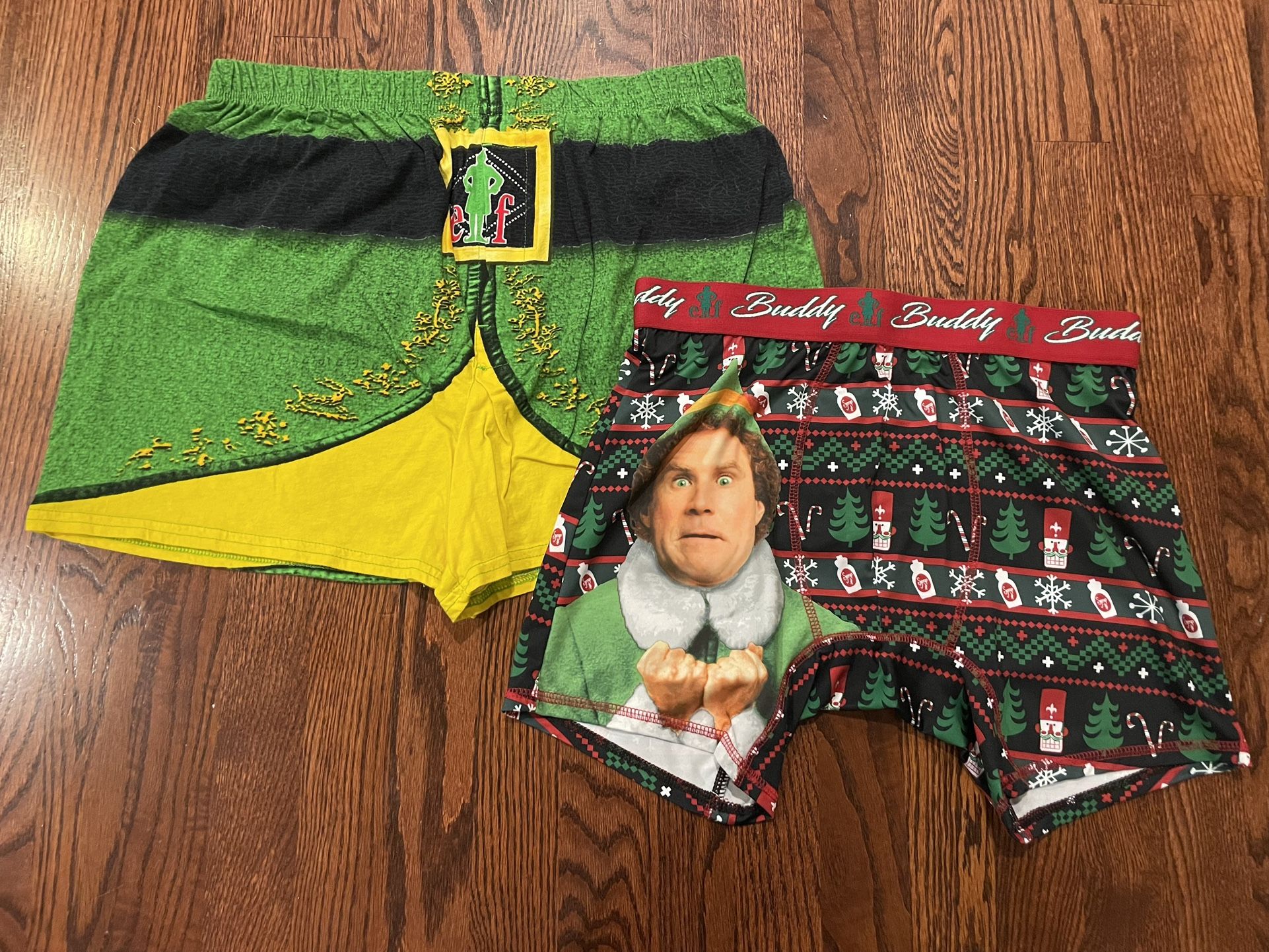 Buddy The Elf Men’s Size L Boxer / Sleep Shorts + Briefs