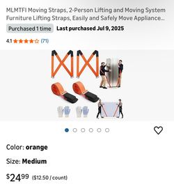 Moving straps