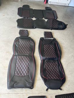 Leather Seat Covers 2014-2021 Toyota Tundra Crewmax