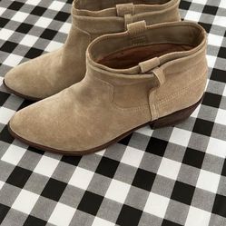 Joie Suede Leather Ankle Boots 39 