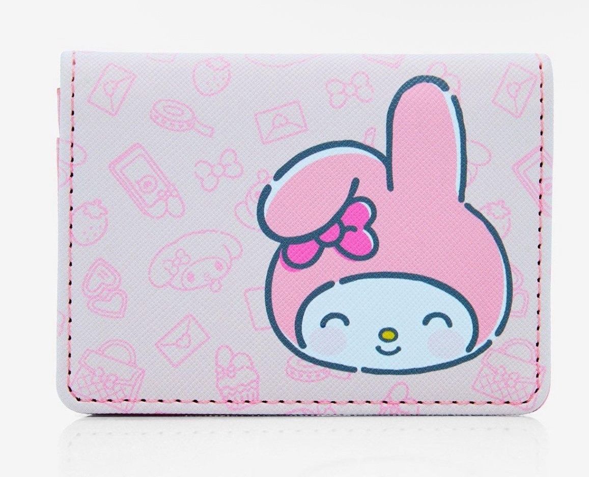 Sanrio Hello Kitty & Friends My Melody Icons Flap Wallet NWT