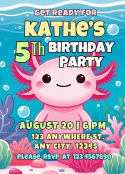 Digital Birthday Invitations