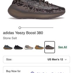 adidas Yeezy Boost 380 Stone Salt