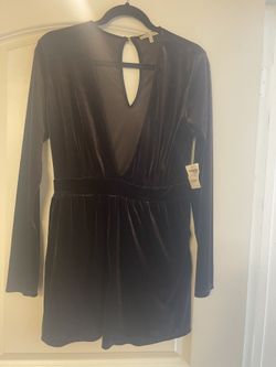 Charlotte Russe Velvet Romper