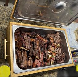 BBQ food warmer