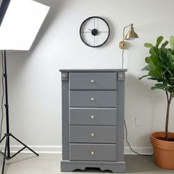 Gray 5-Drawer Chest / Dresser FREE DELIVERY 