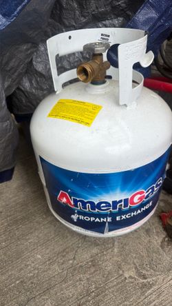 Propane tank empty