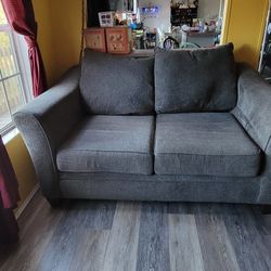 Gray Love Seat