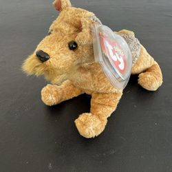 TY Beanie Baby Dog Named Whiskers 