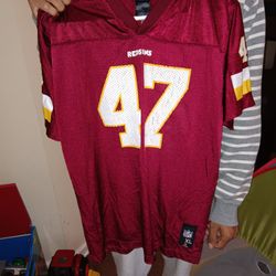 Vintage Redskins #47 NFL Jersey