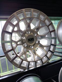 17x9 xm rims 6 lug 6x139 6x5.5 6x135 on new tires 265 70 17