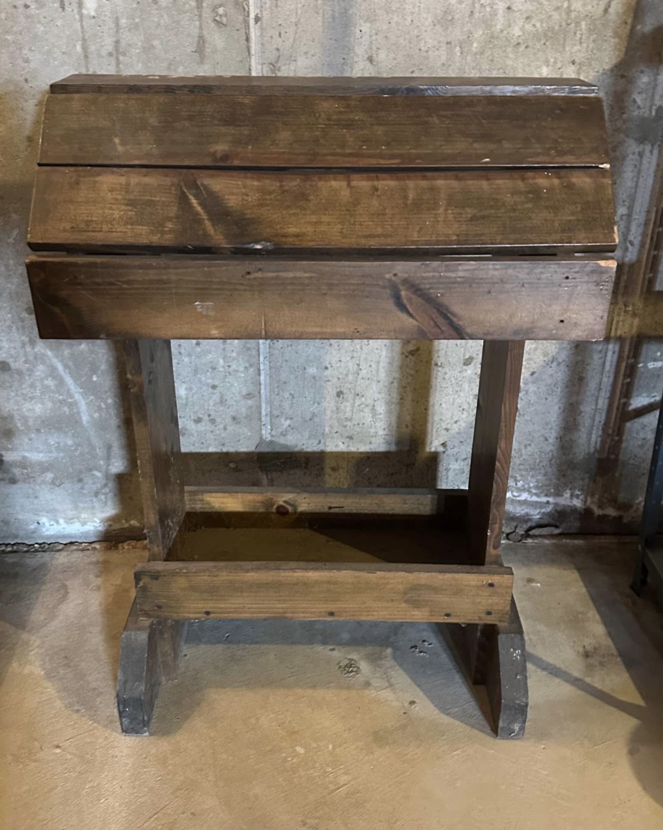 Antique Wooden Saddle Rack