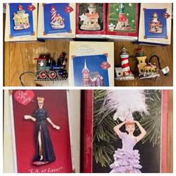 Hallmark Keepsake Ornaments. Lighthouse $4ea. (I Love Lucy sold)