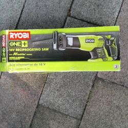 Ryobi 18v Recpricating Saw..New In Box, Never Used. All Instructions Inside.