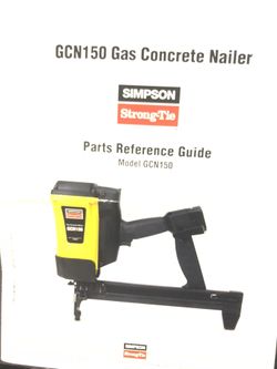 Gas Concrete Nailer ......Simpson Strong-Tie