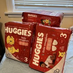 Huggies Diapers Size 3 ( 5 Bag * 26 Couches)