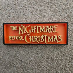 The Nightmare Before Christmas Collectors Movie  Business Display Logo Quality Sign 