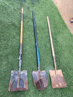 3 shovels $30 for all