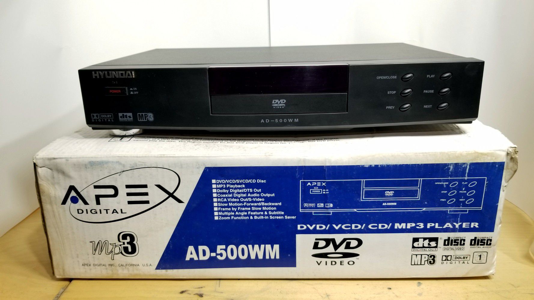 APEX Digital Hyundai DVD / MP3 Player - BRAND NEW IN BOX! PRICE REDUCED!