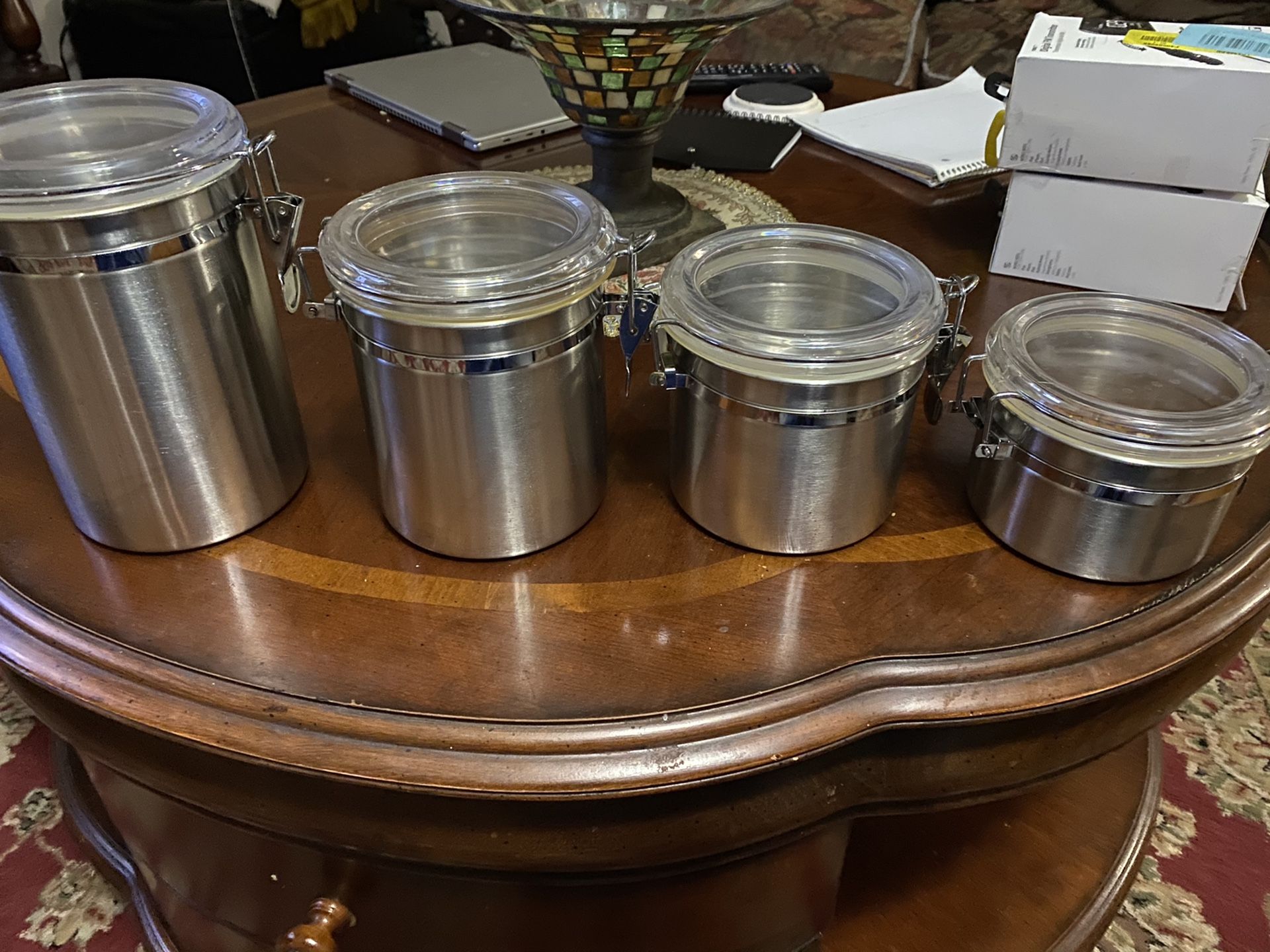 Stainless canisters