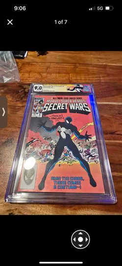 Marvel Super Heroes Secret Wars #8 CGC 9.0 Signed SS John Beatty White Pages