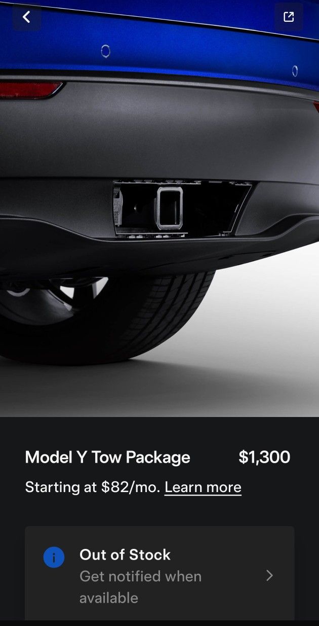 Model Y Trailer Hitch