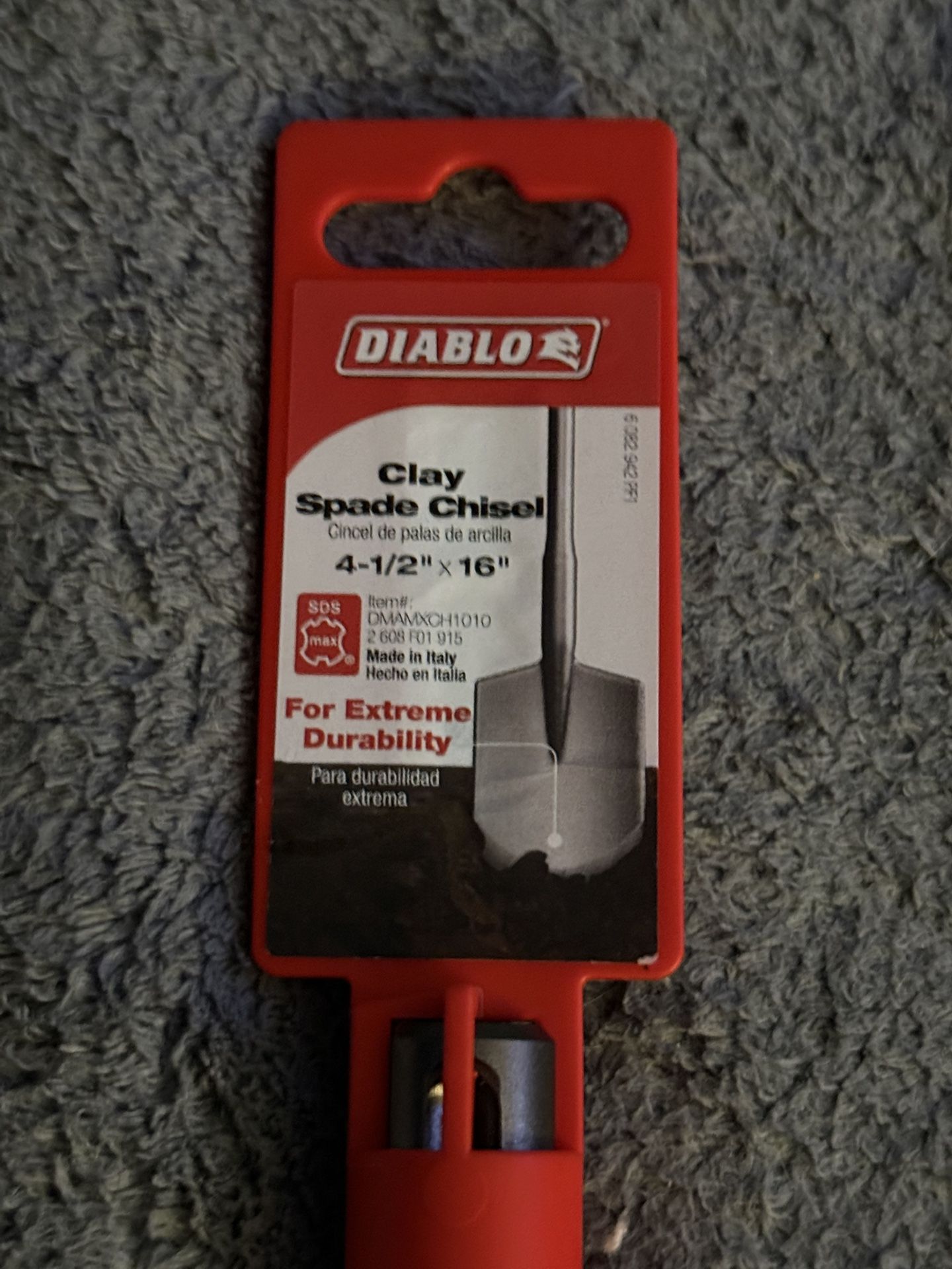 Diablo Clay Spade Chisel