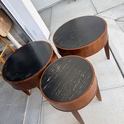 3 Matching End/Side Tables