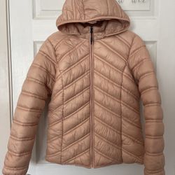 Roosevelt American College Pink Girls Puffer Jacket