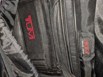 Tumi Italian leather briefcase