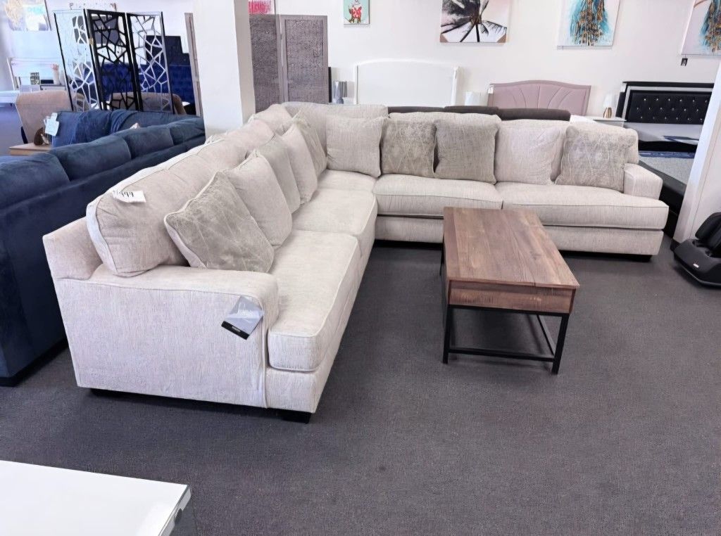 Rawcliffe Sectional $10 Down Payment And Financing Available