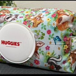 Diaper bag  Diaper/Pull-Ups and Wipe Pouch Mini Pañalera Gifting or keeping