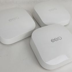 eero Pro 6E Tri-Band Mesh Wi-Fi 6E System (3-pack): Gigabit Ethernet & Two Ports