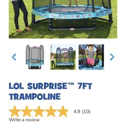 lol Surprise 7ft Trampoline 