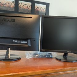 Asus  Monitors - 21.5 Inch (2)