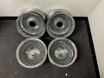 13x7 Reverse 100 spoke all chrome