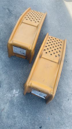 Heavy Duty Car Drive On Ramps For Oil Change