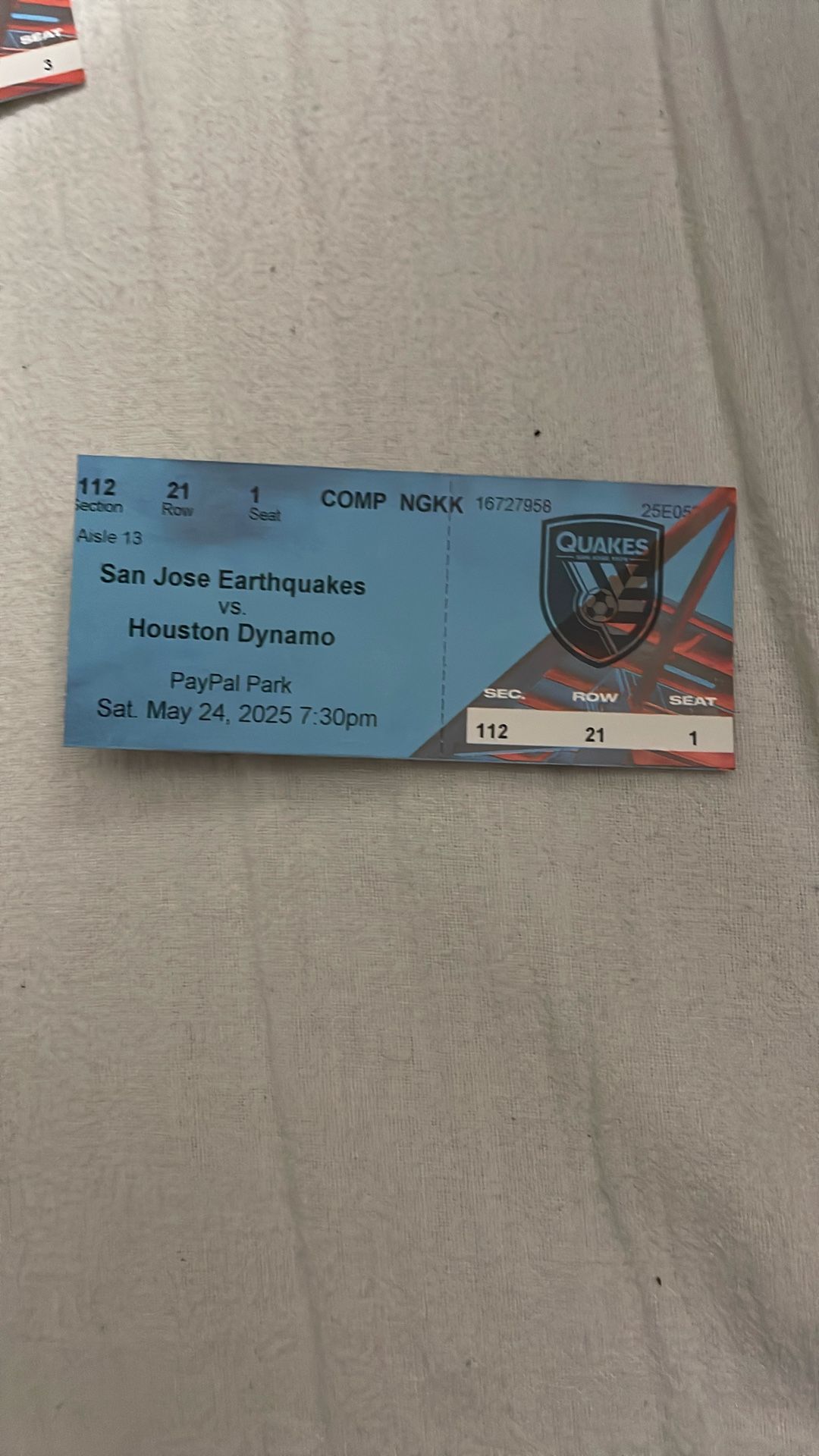 SJ earthquake game
