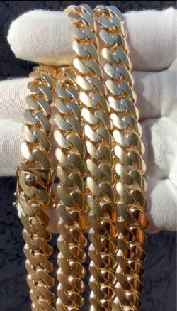 Miami Cuban Link Chain 14k Gold 178.8 Grams