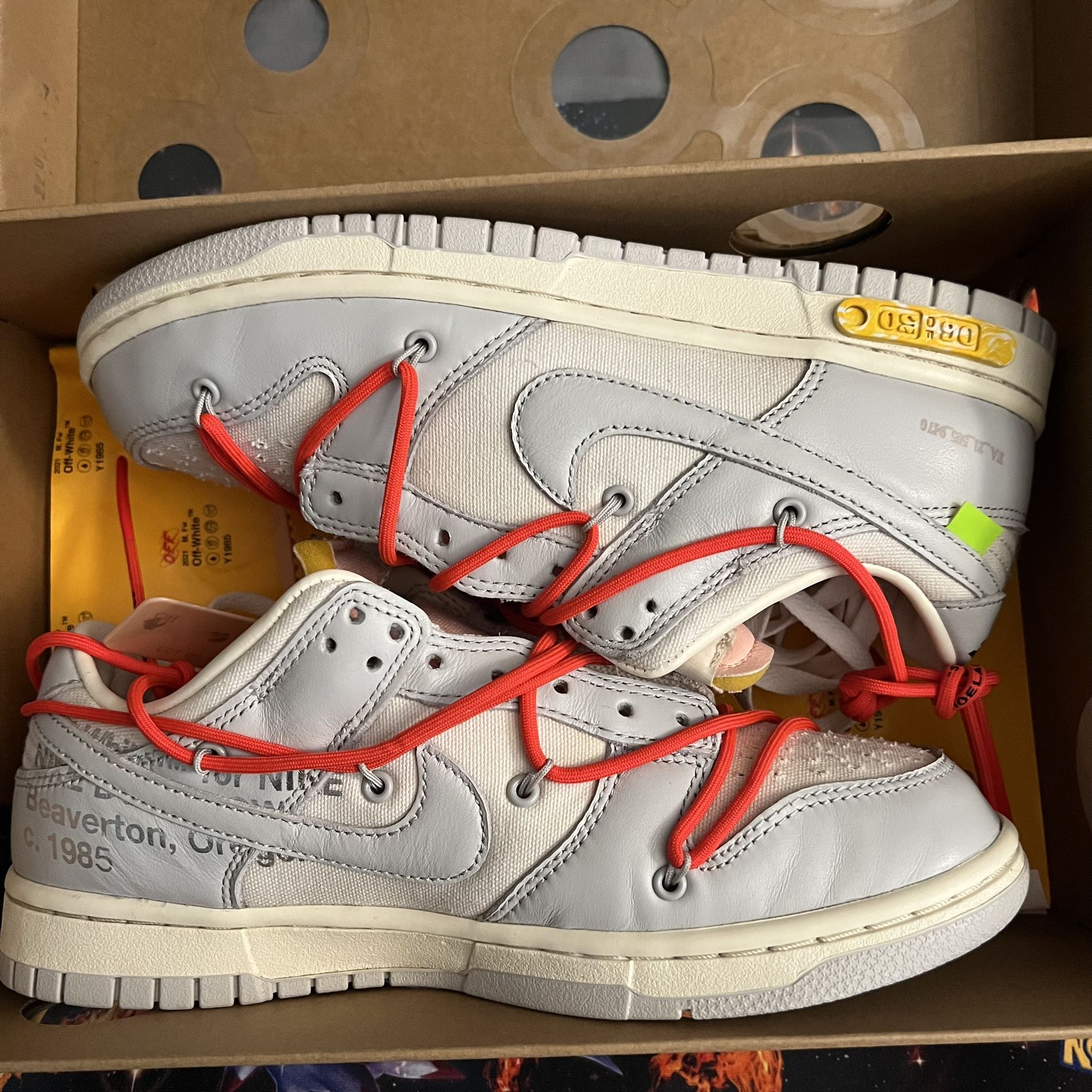 Nike Dunk Low Off-White Lot 6 size 8
