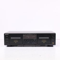 Sony TC-WE475 Dual Cassette Deck Player Recorder Dolby B/C HX-Pro Auto Reverse (2001)